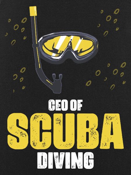 Freediver Scuba Diver Design