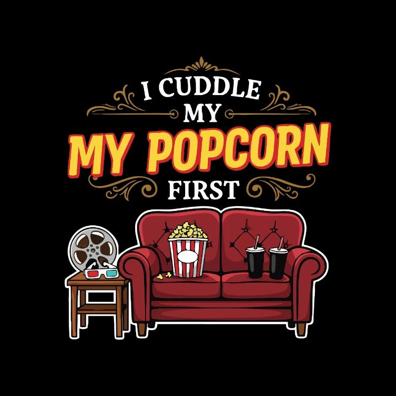 Cinéma Humour Citation Popcorn First