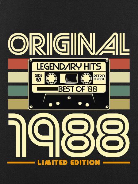 Original 1988 Retro Cassette
