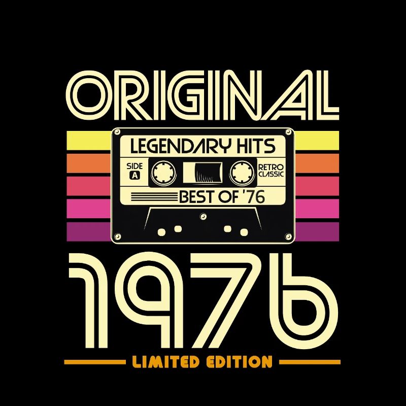 Original 1976 Cassette Retro édition limitée