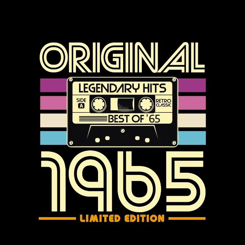 Original 1965 Cassette Retro Limité