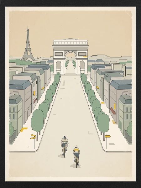 Paris Finish — Cycling Memory