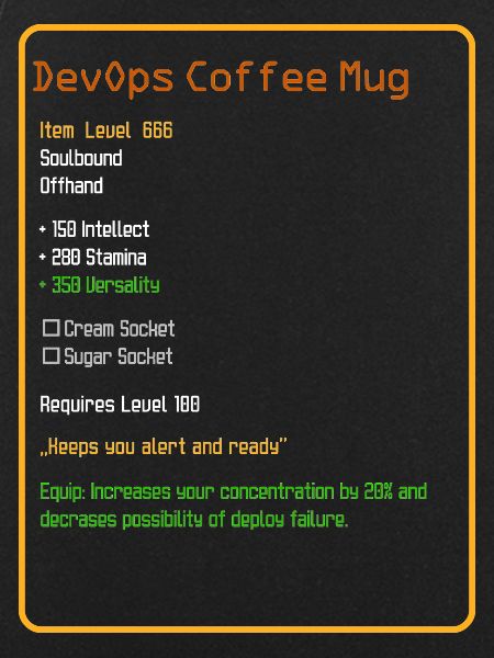 DevOps Coffee Mug Level 666