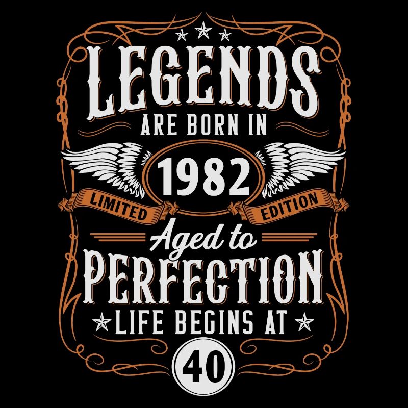 1982 Born Legends 40 Anniversaire