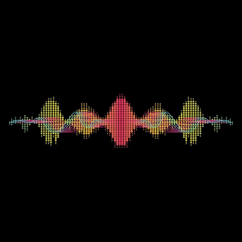 Musikfrequenz Ton Wellen Physik und Sound