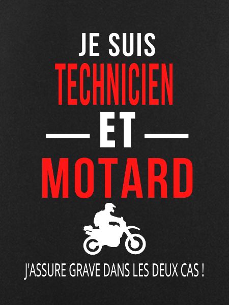 motard et TECHNICIEN