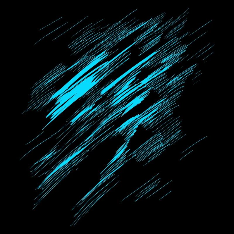 horror drawing - abstract