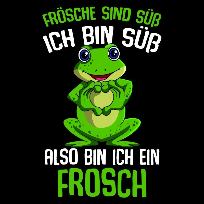 Frösche sind süß Mädchen Kinder Frosch