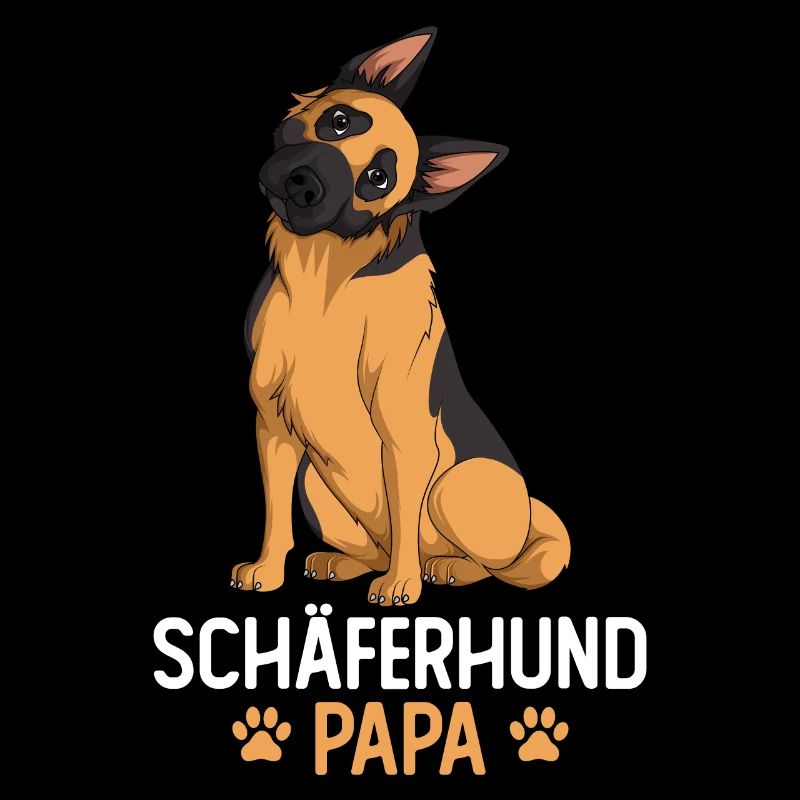 Deutscher Schäferhund Hunde Papa Herrchen