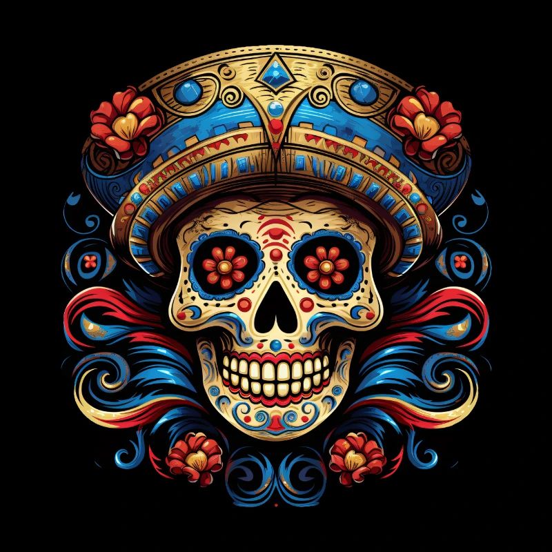 Cinco de Mayo Skull