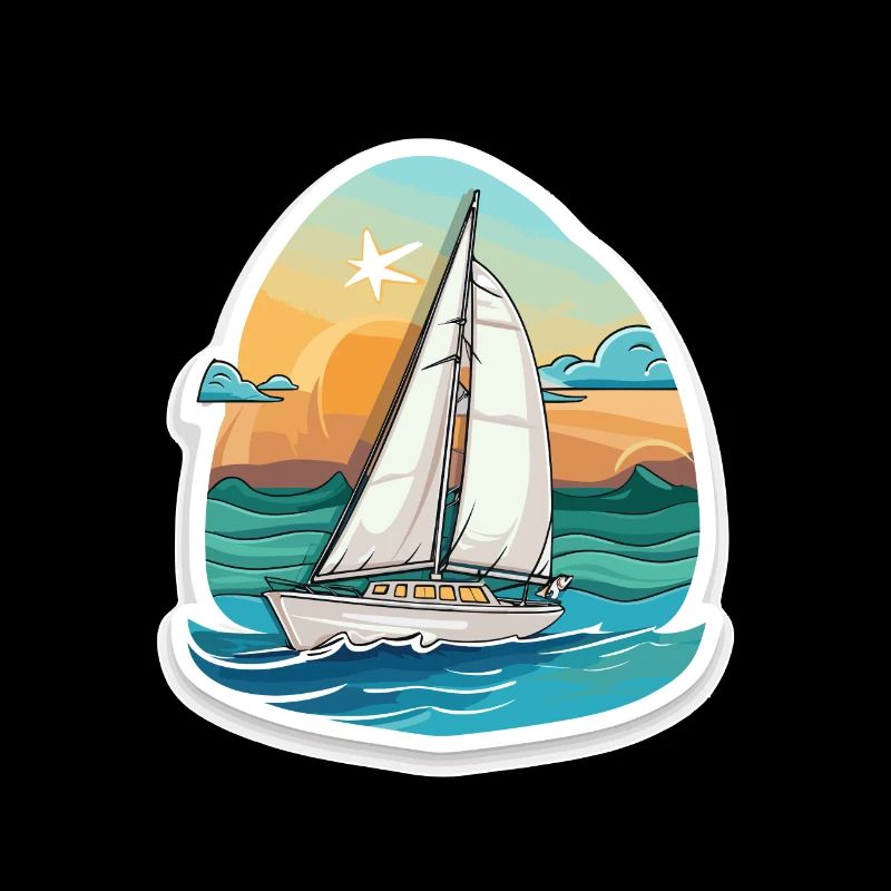 Sailboat - illustration