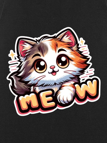 Meow - Cat Illustration