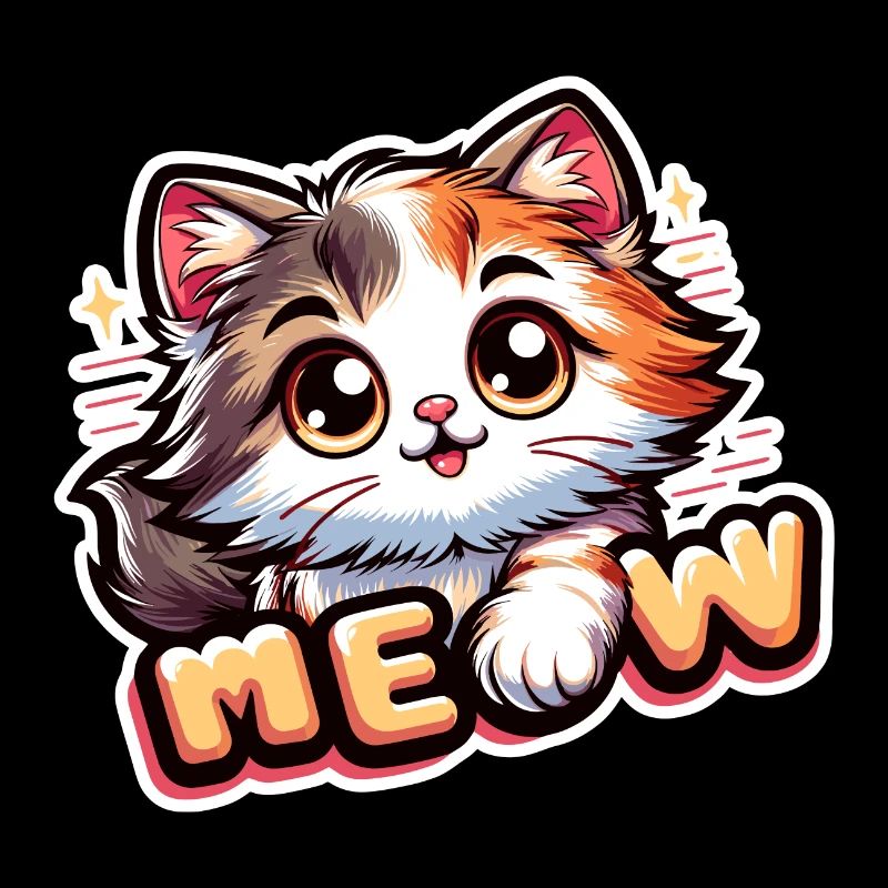 Miaou - Illustration de chat