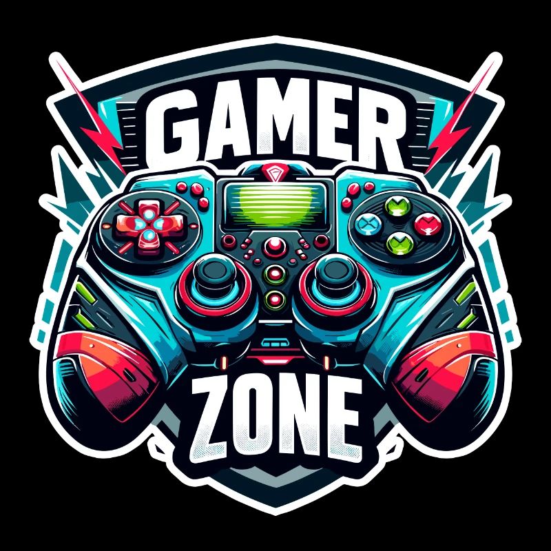 Gamer Zone - Controller Illustration