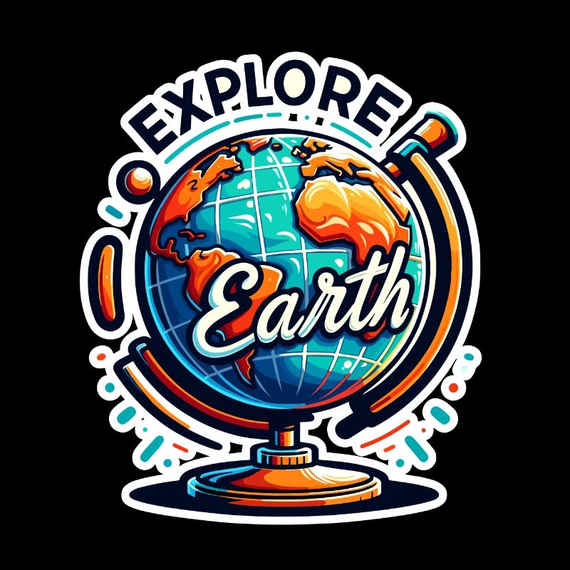 Explorez la Terre - Illustration de la Terre