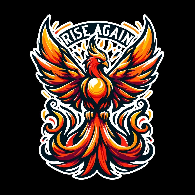 Rise Again - Phönix Illustration