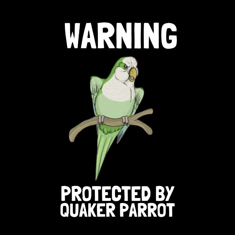 Blue Quaker Parrot Mom