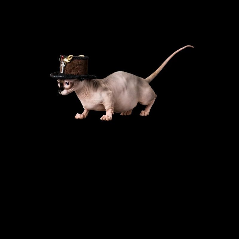 Sphynx Maman Chat Sans Poils Propriétaire de Chat