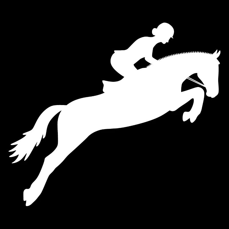 Cheval de saut d'obstacles - Cheval cadeau