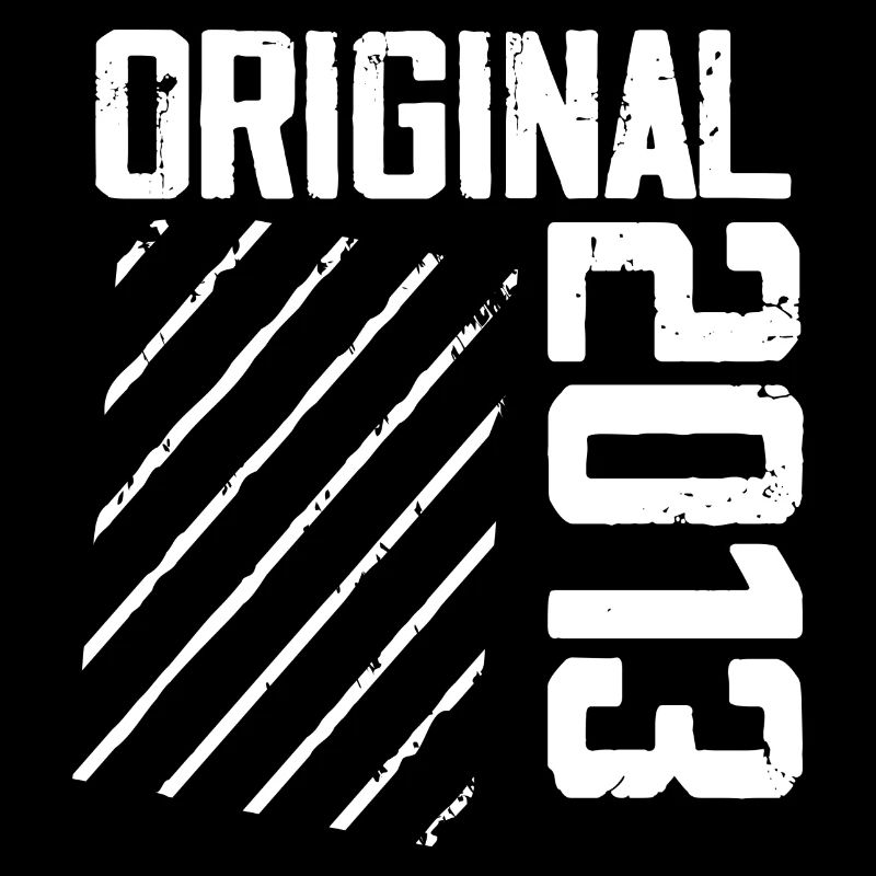 Original 2013 11e Anniversaire Cadeau Retro