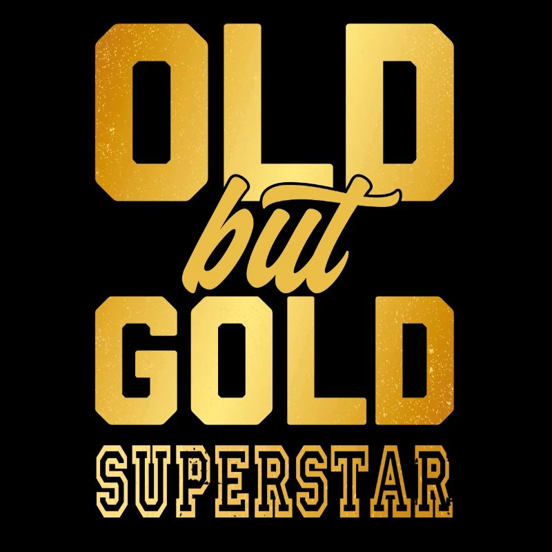 Superstar ancienne mais dorée en lettres d'or