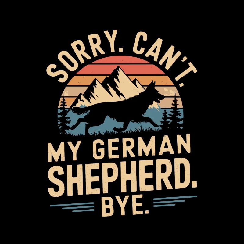 German Shepherd Vintage Saying
