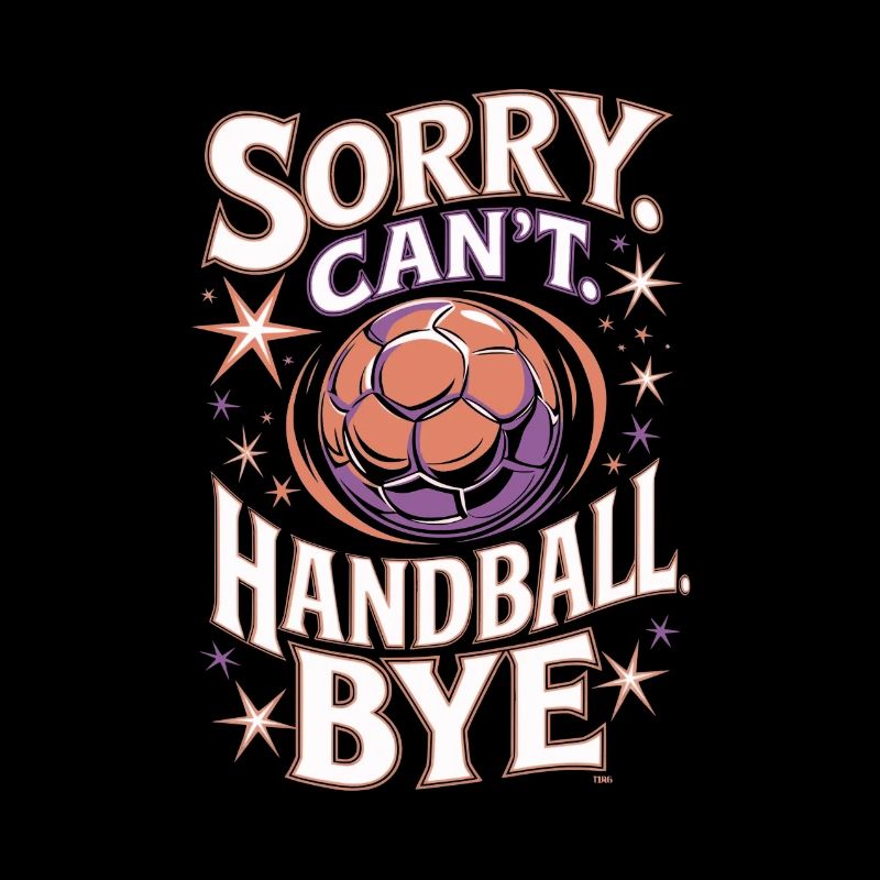 Handball vintage Spruch