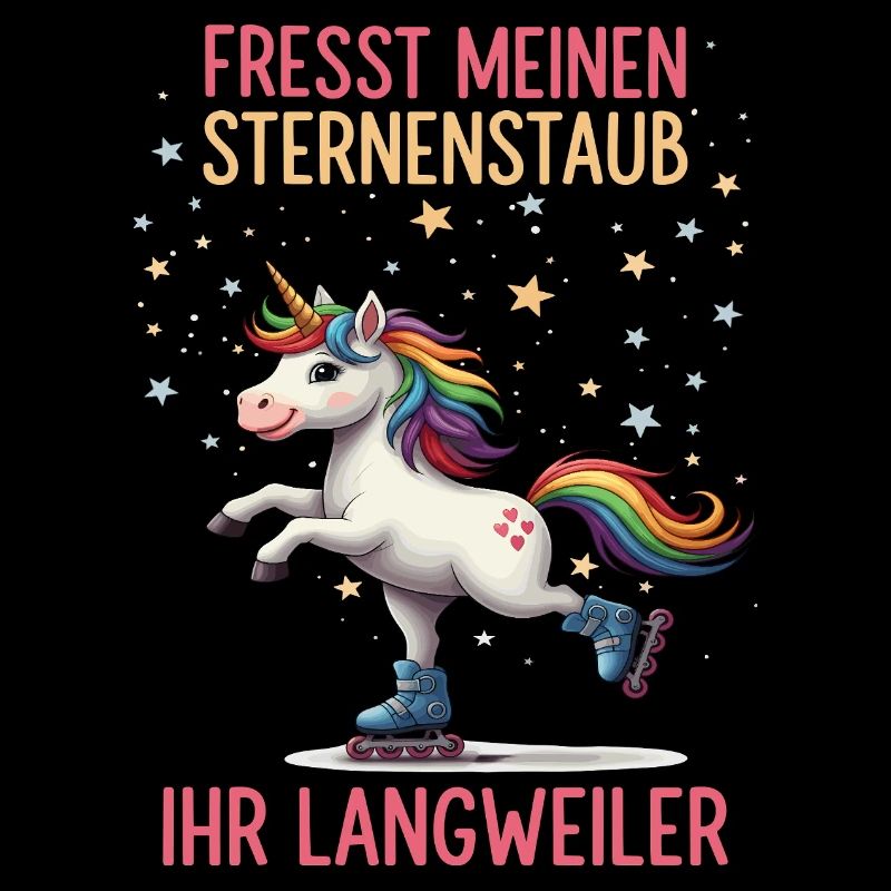 Rollschuh Einhorn