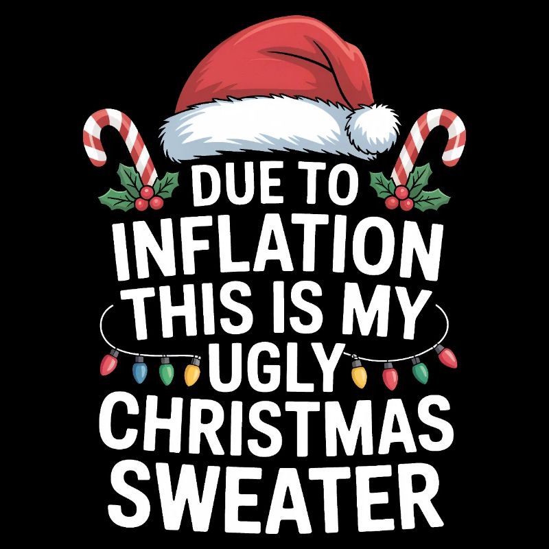 Hässliches Weihnachts-Inflations-Tee