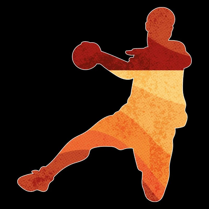 Basketball-Dunk im Retrogradient