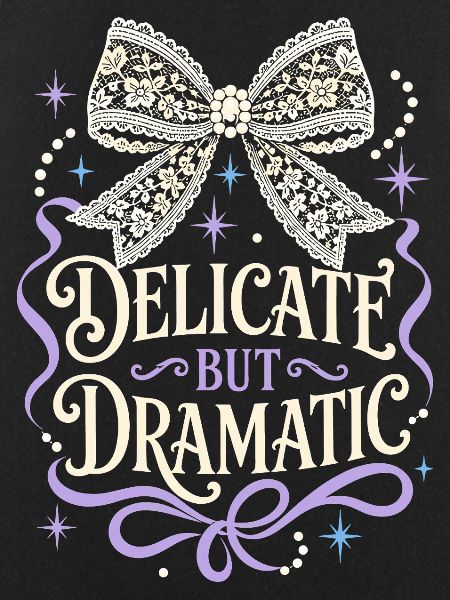 Delicate But Dramatic Bow