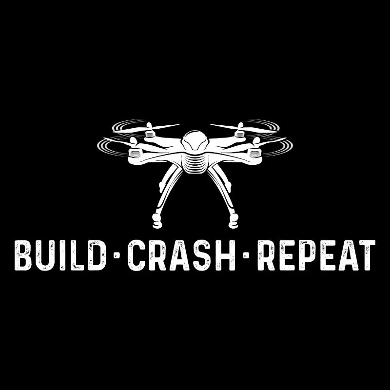 Build Crash Repeat Drone Flying RC Quadcopter Pilo