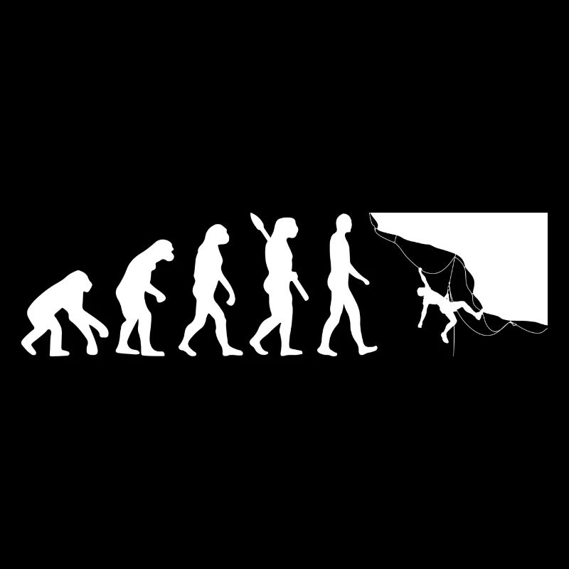 Evolution Graphic Climbing Climber Bouldering Boul
