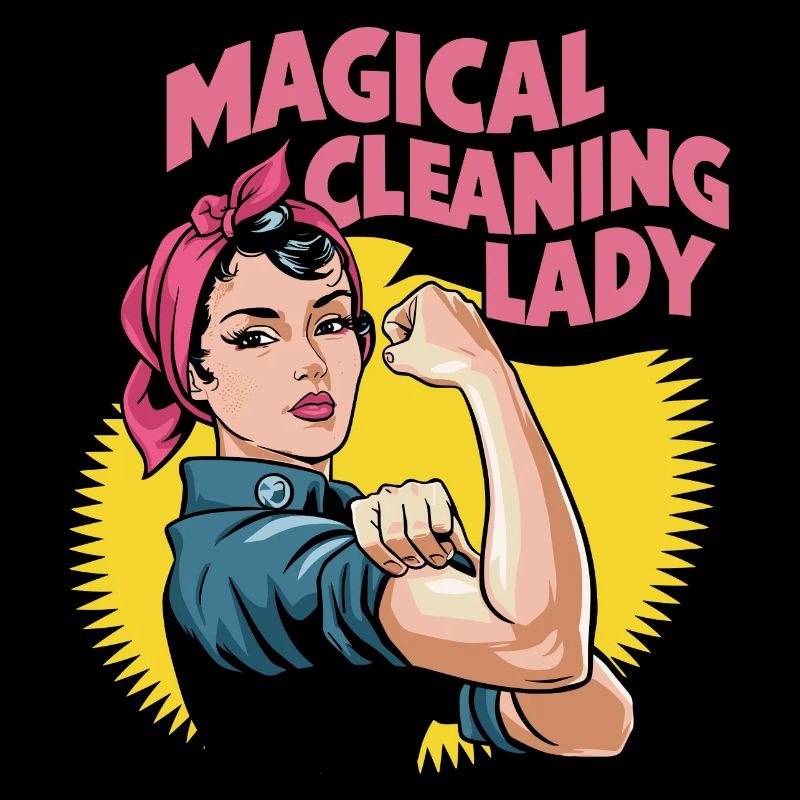 For humorous cleaning professionals