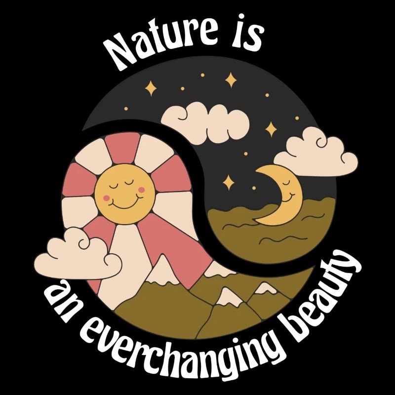 La nature est une beauté en constante évolution que la nature conçoit