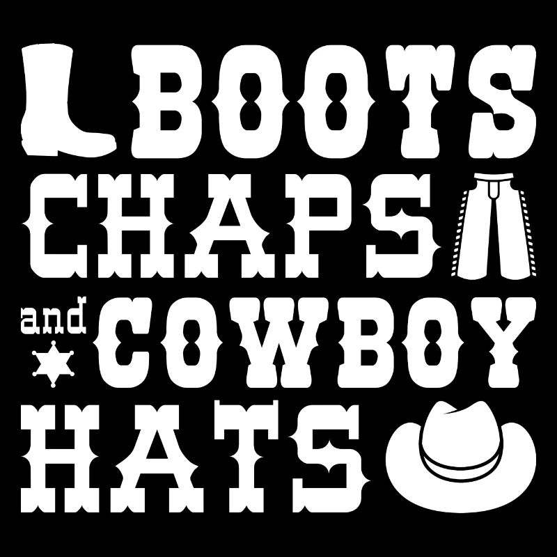Bottes Chaps Et Chapeaux de Cowboy