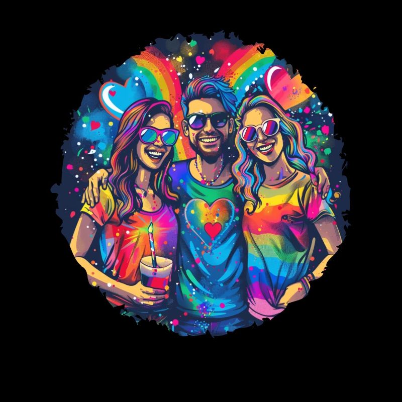 Rainbow Connection Embrace, Happy Pride