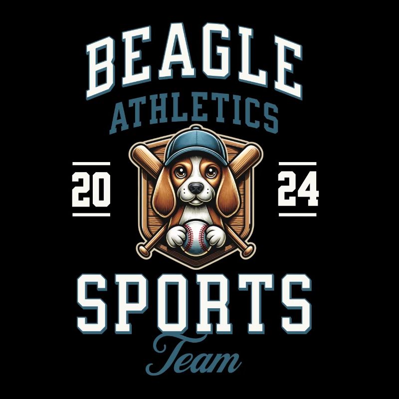 Baseball 2024 Beagle Sport - Unique Beagle