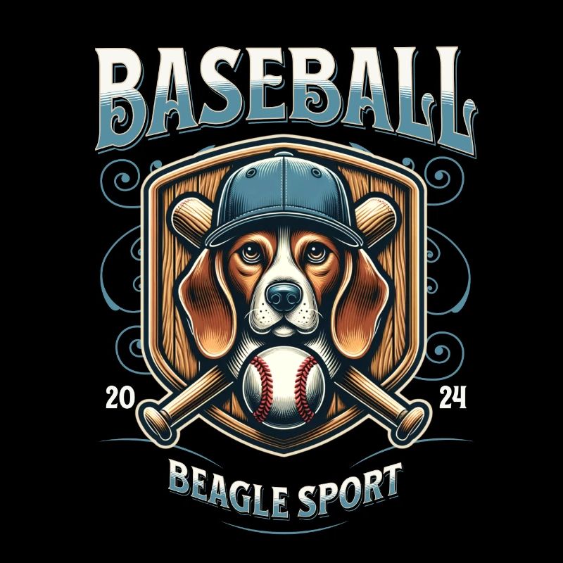 Baseball 2024 Beagle Sport - Unique Beagle