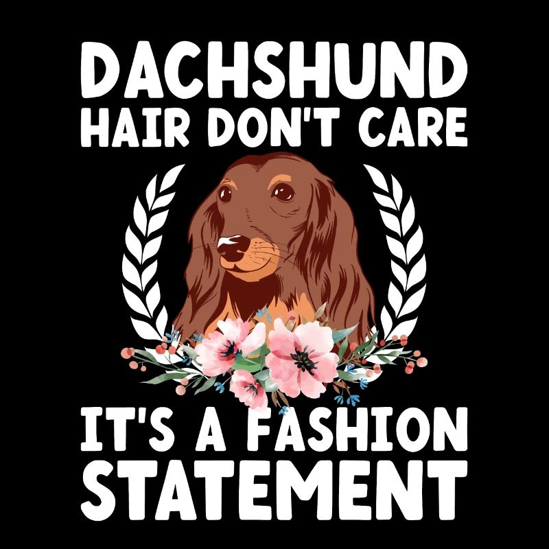 Les cheveux de teckel ne s’en soucient pas, c’est une déclaration de mode
