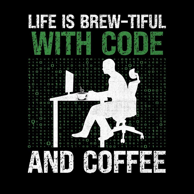 Kaffee-Codierung Programmierer Programmierer Entwickler Nerd Coff