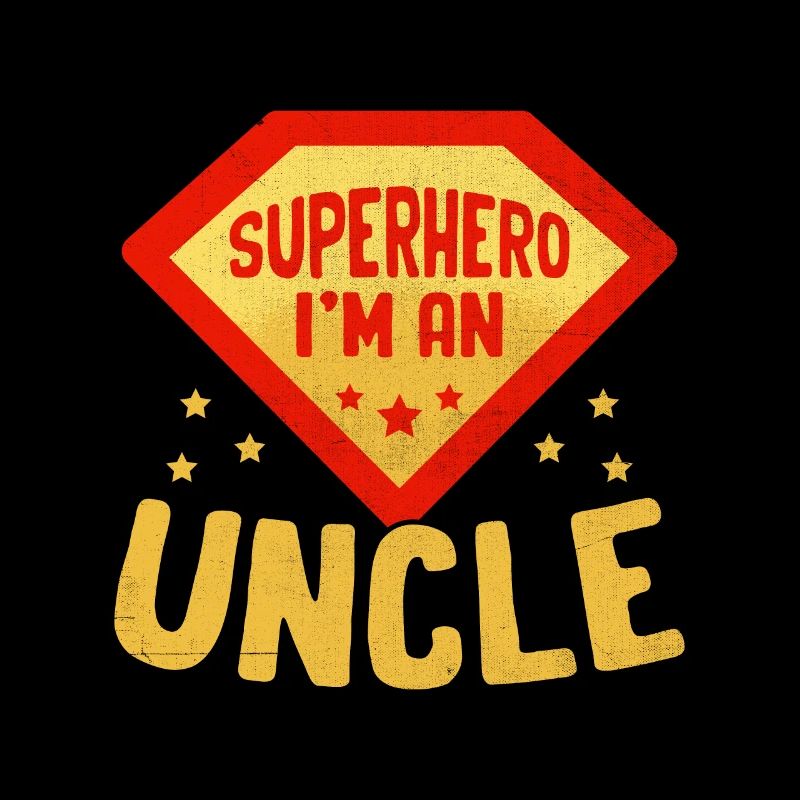 Superheld Ich bin ein Onkel Familientreffen Onkel Nichte