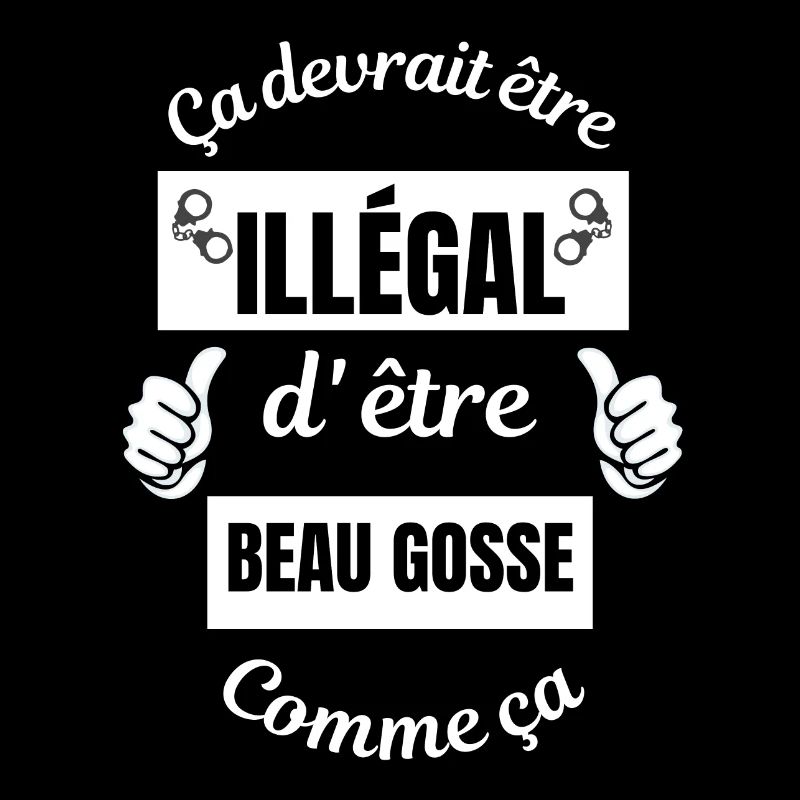 ça devrait être illégal d'être beau gosse comme ça