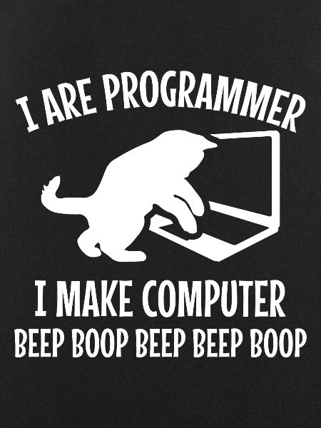 Programmierer Katze Geschenk Programmieren Mitze