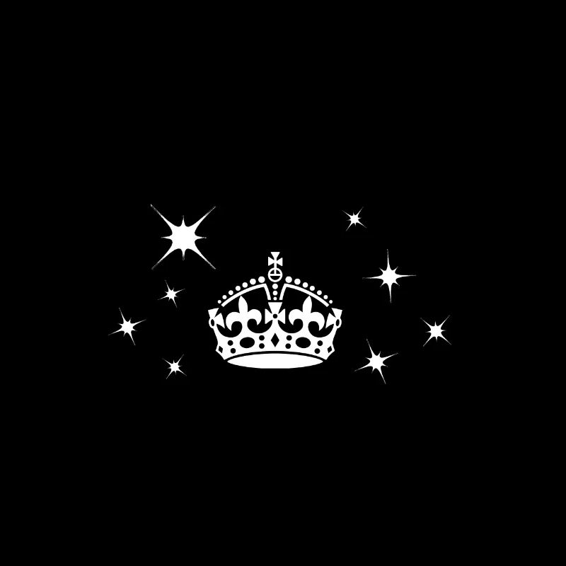Keep Calm Krone Star Sternchen Krönchen crown