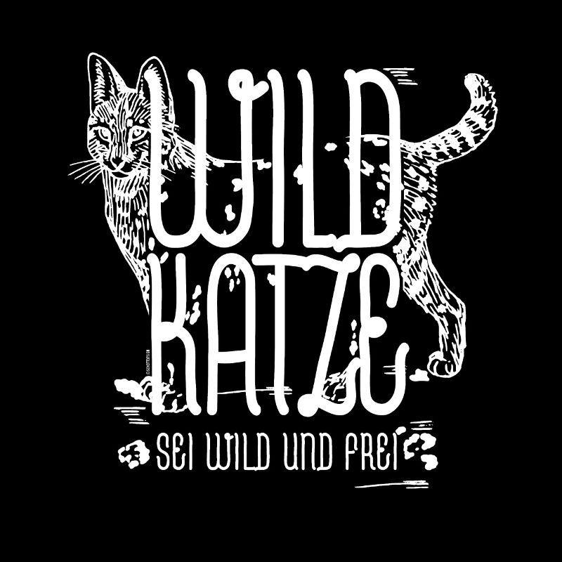 Wildkatze Weiss Geschenkidee
