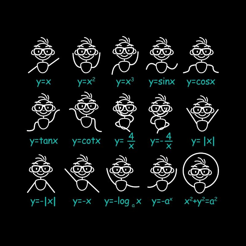 Math math teacher equation graph dance