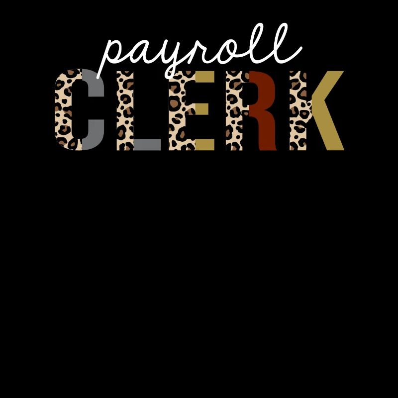 Payroll Clerk Leopard Print Funny Gift