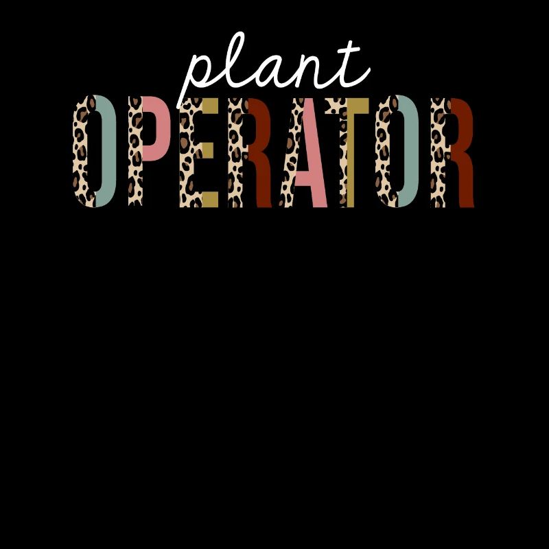 Plant Operator Leopard Print Funny Gift