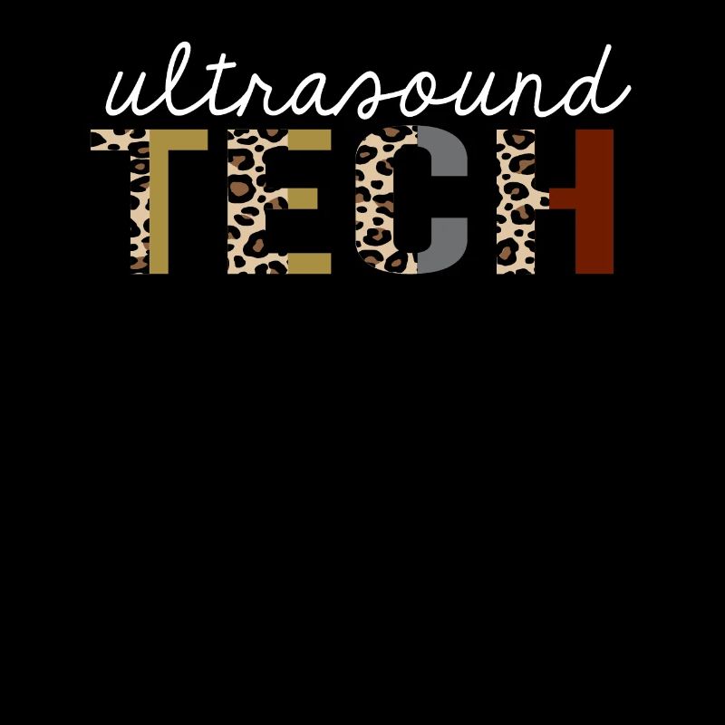 Ultraschall Tech Leopard Print Lustiges Geschenk